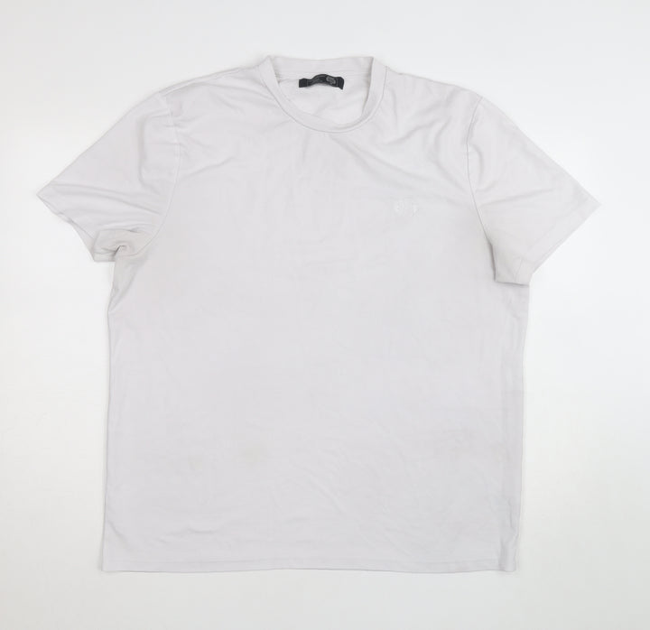 Paul Costelloe Living Men's White Crew Neck XX-Large T-Shirt