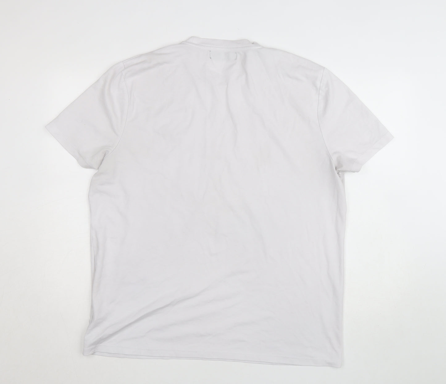 Paul Costelloe Living Men's White Crew Neck XX-Large T-Shirt