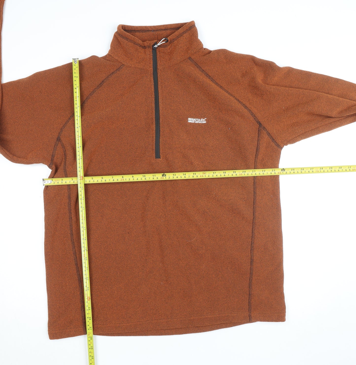 Regatta Mens Brown 2XL Fleece Half Zip Outdoor Active Jacket