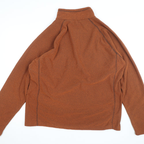 Regatta Mens Brown 2XL Fleece Half Zip Outdoor Active Jacket