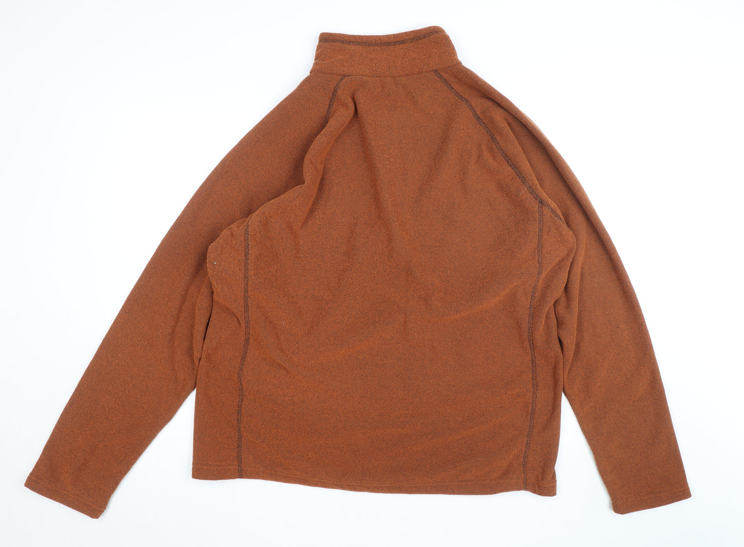 Regatta Mens Brown 2XL Fleece Half Zip Outdoor Active Jacket