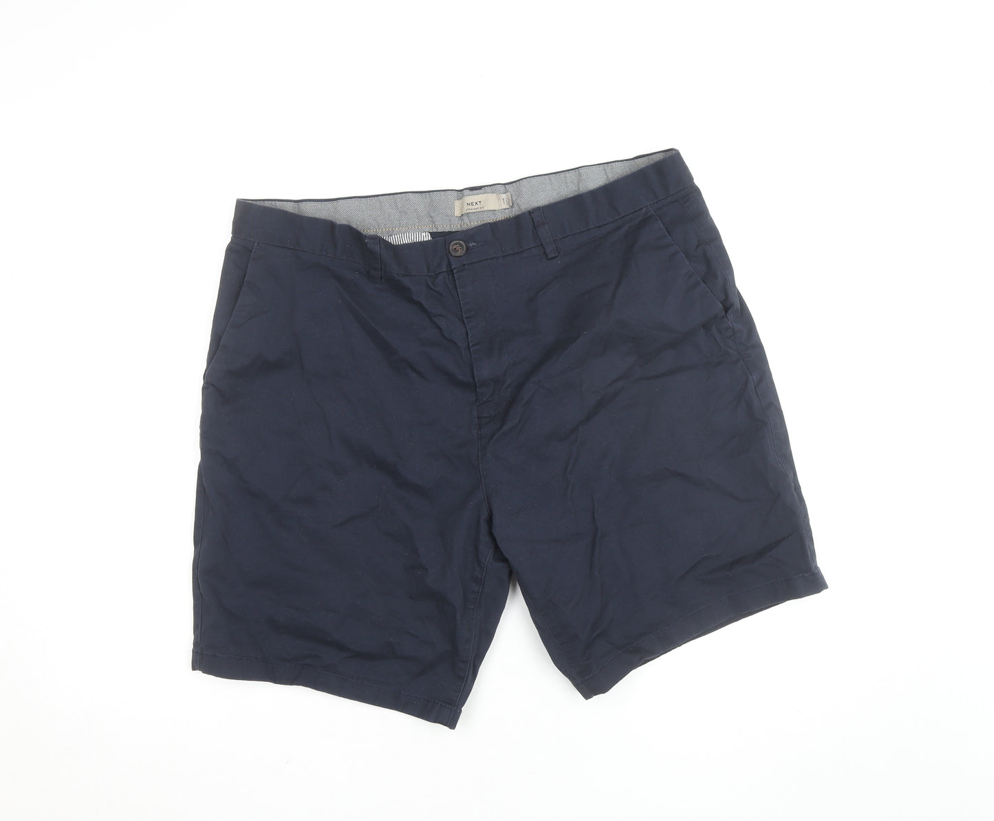 Next Men’s Blue Chino Shorts Size M 40in Regular Fit