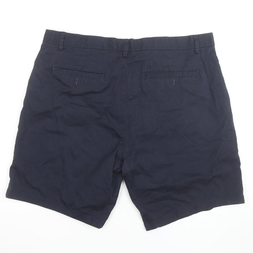 Next Men’s Blue Chino Shorts Size M 40in Regular Fit