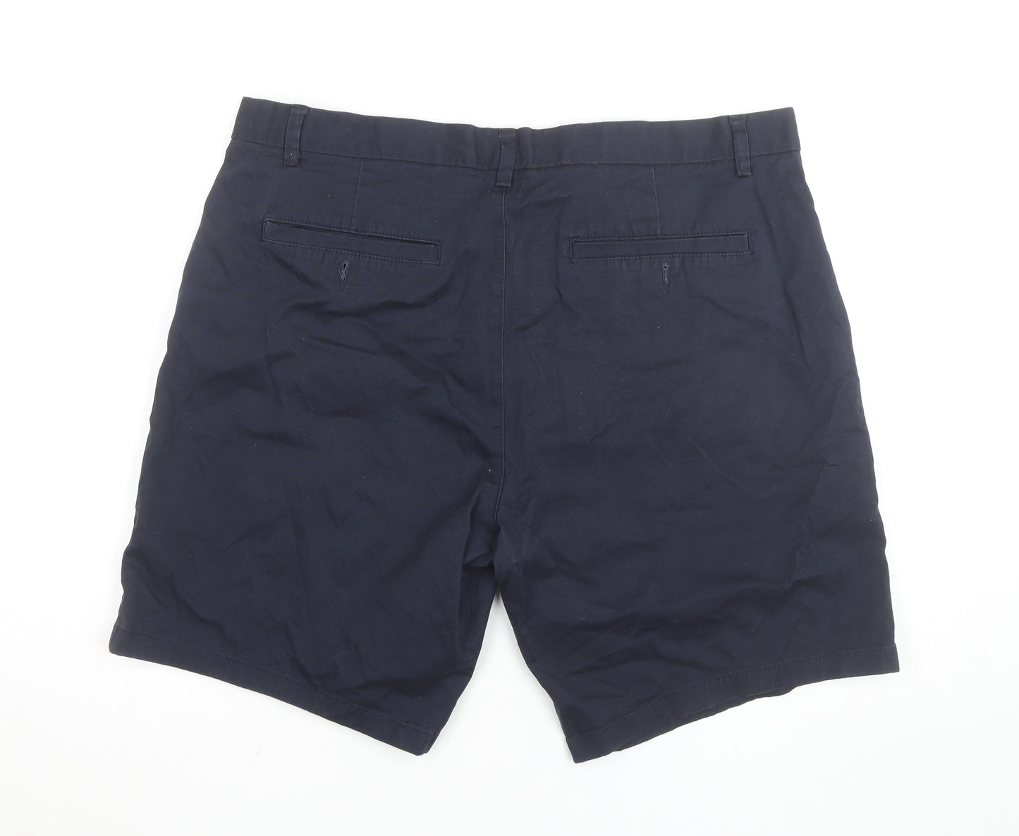 Next Men’s Blue Chino Shorts Size M 40in Regular Fit