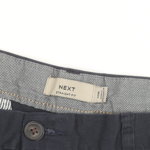 Next Men’s Blue Chino Shorts Size M 40in Regular Fit