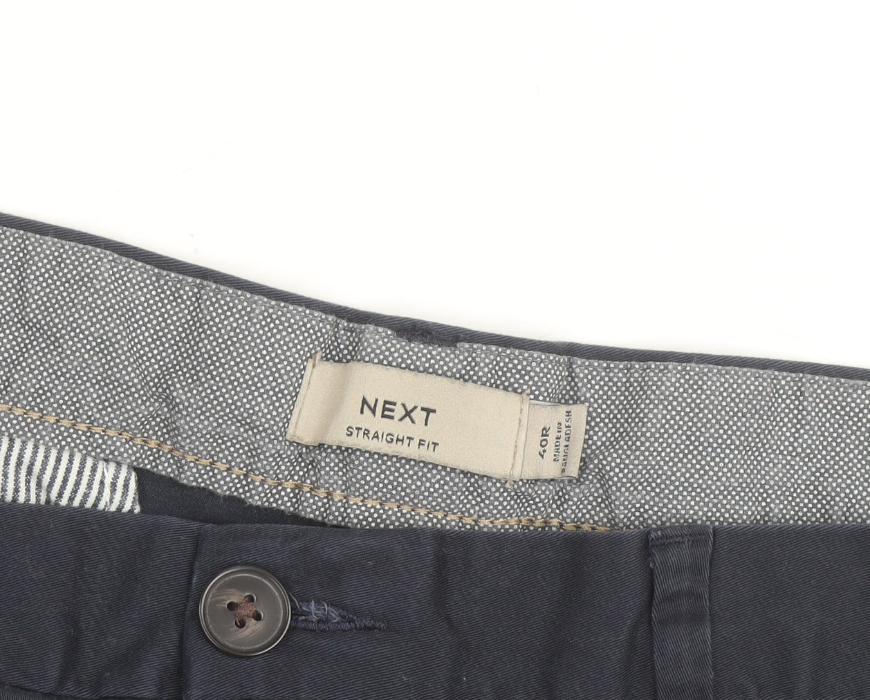Next Men’s Blue Chino Shorts Size M 40in Regular Fit
