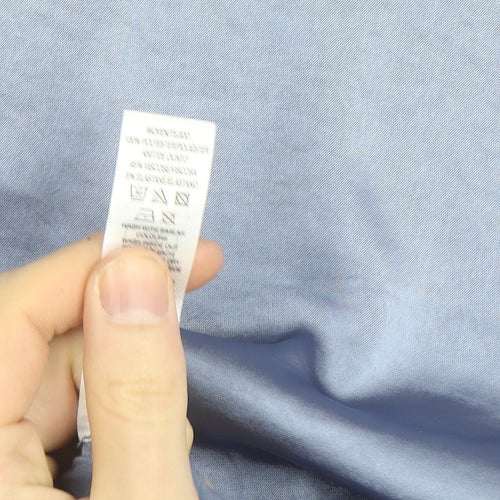 Dunnes Women’s Blue Wrap V-Neck Short Sleeve Blouse Size 12