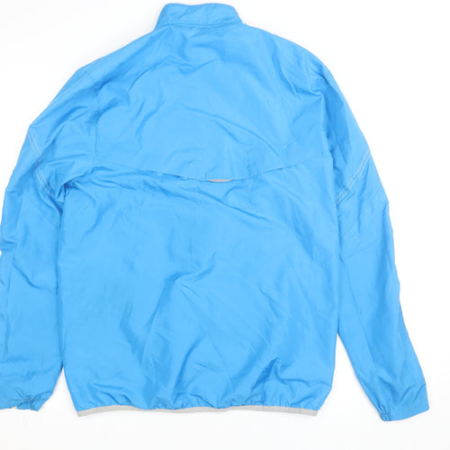 Adidas Men's Blue Climalite Running Windbreaker Jacket Size L