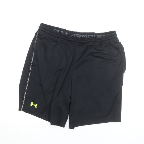 Under Armour Men's Black XL Athletic Shorts Quick Dry Lightweight