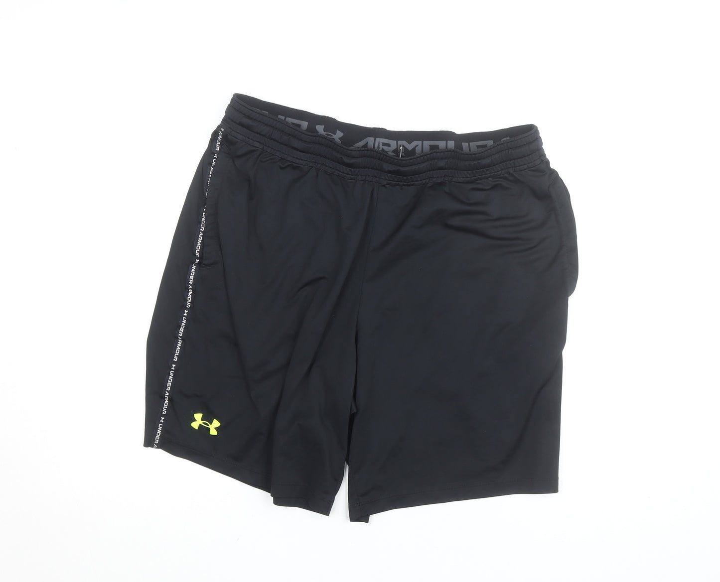 Under Armour Men's Black XL Athletic Shorts Quick Dry Lightweight