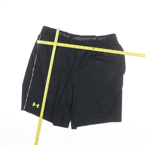 Under Armour Men's Black XL Athletic Shorts Quick Dry Lightweight