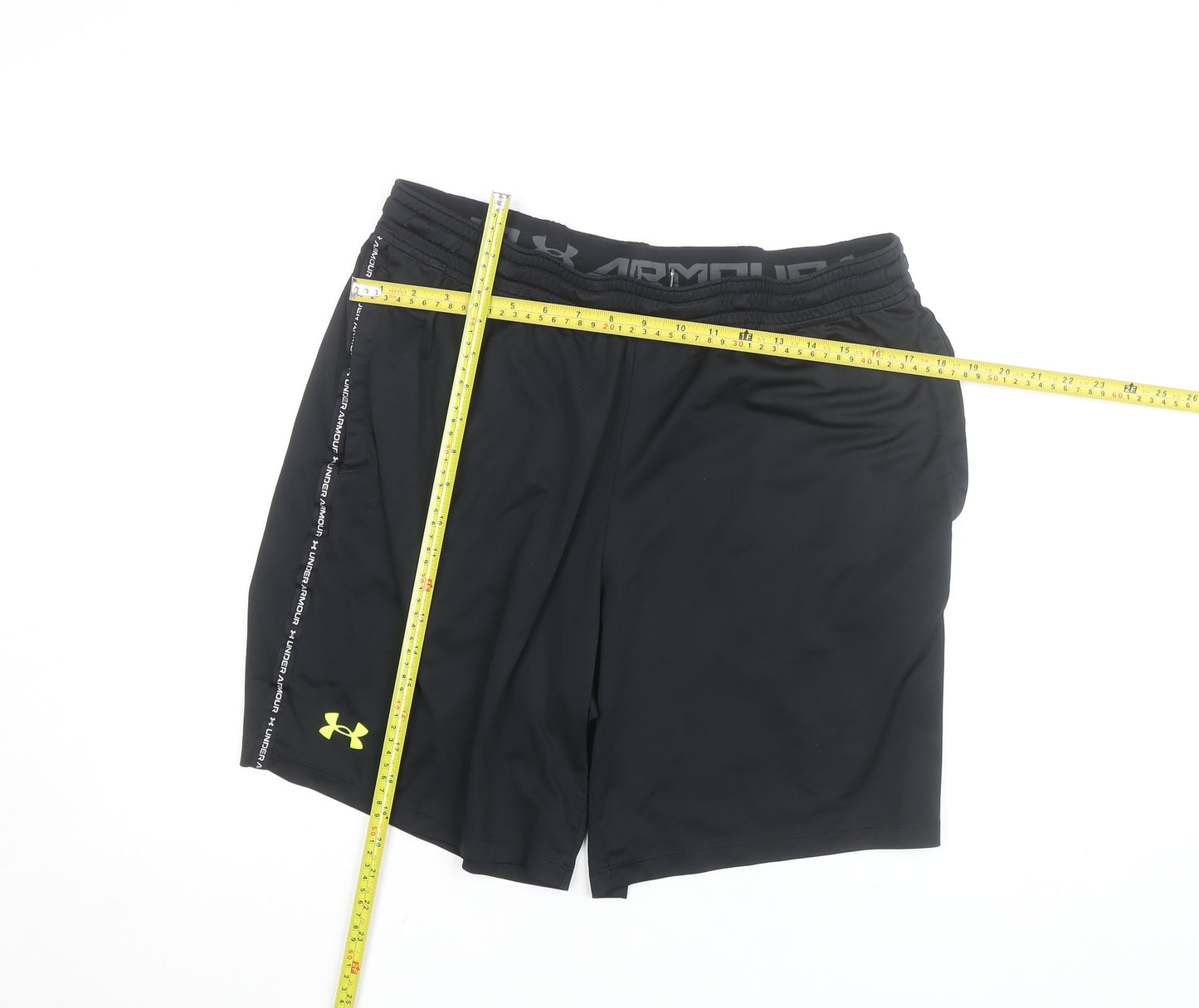 Under Armour Men's Black XL Athletic Shorts Quick Dry Lightweight