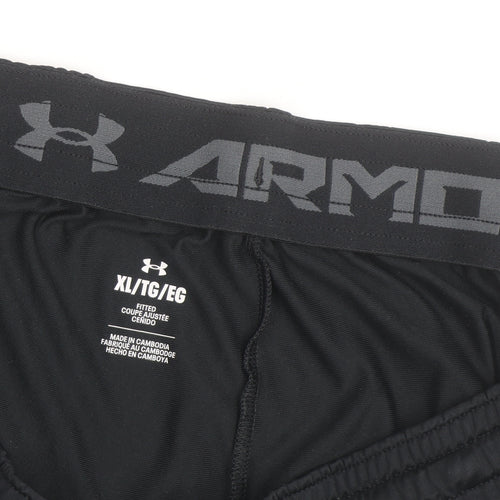 Under Armour Men's Black XL Athletic Shorts Quick Dry Lightweight