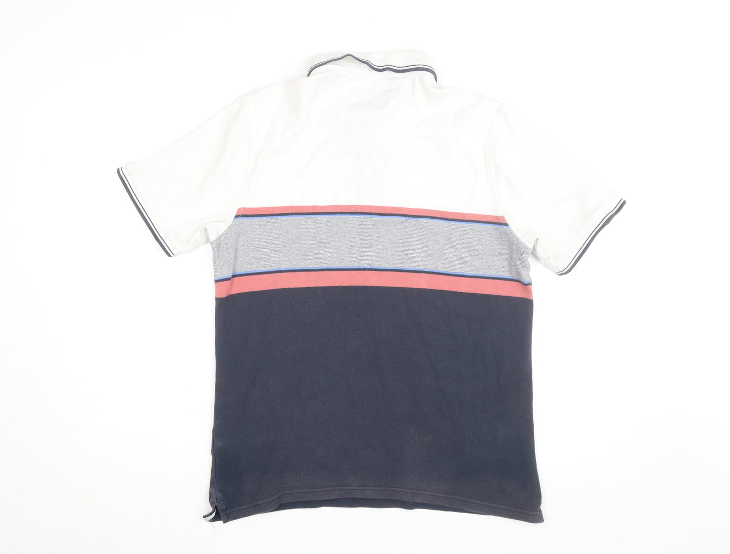 Lincoln Men's Multicoloured Polo T-Shirt Size S Cotton Retro Style
