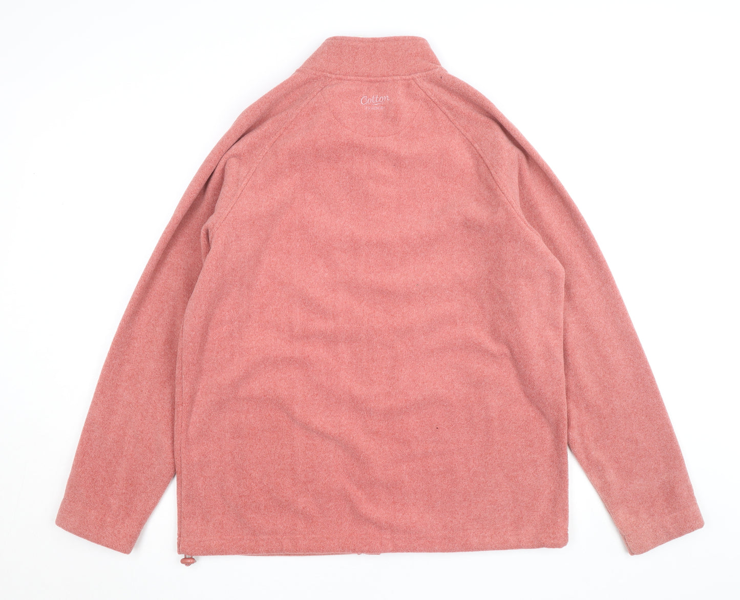Cotton Traders Women’s Pink Fleece Full Zip Jacket Size L