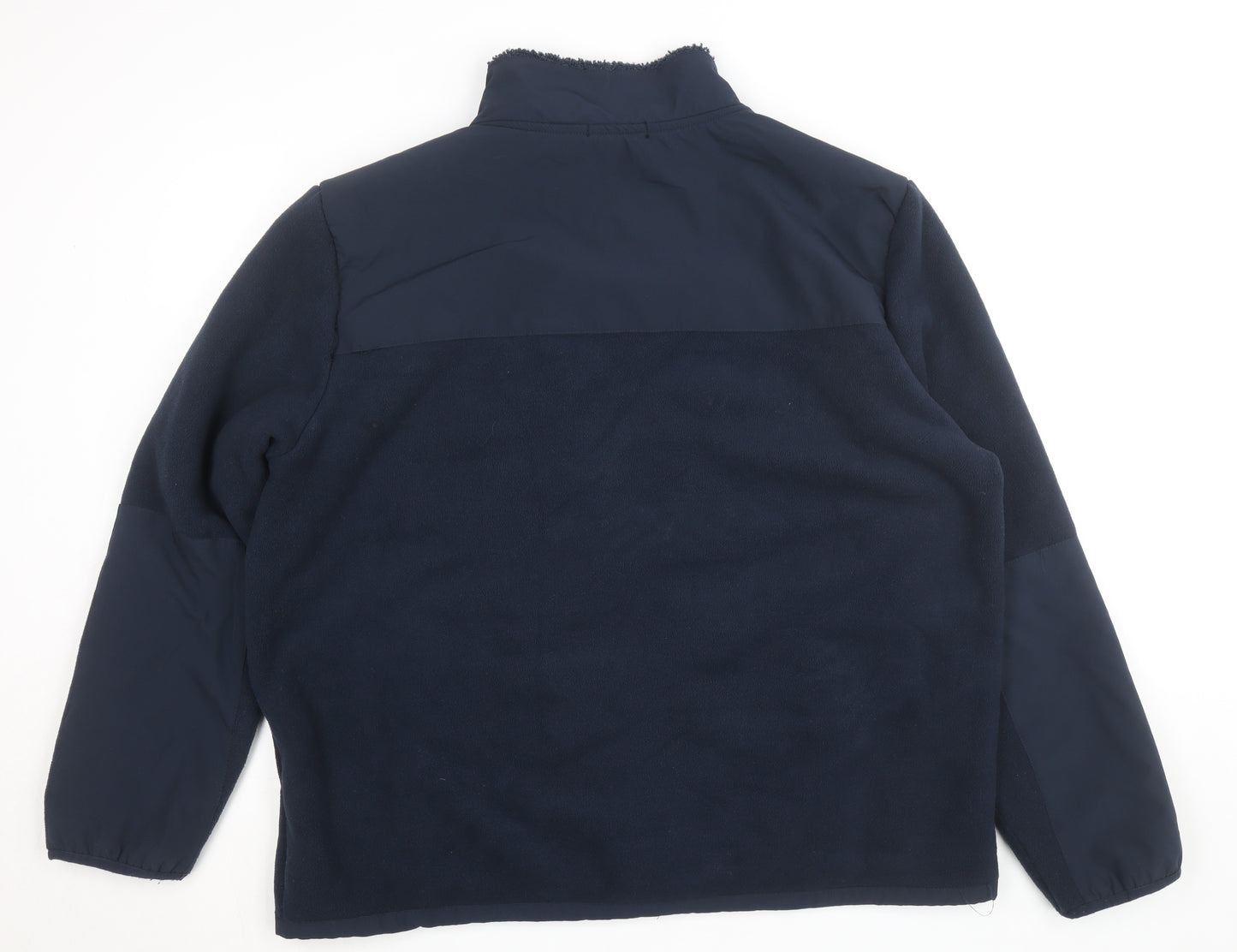 Dunnes Men's Navy Blue XXL Fleece Softshell Full Zip Jacket