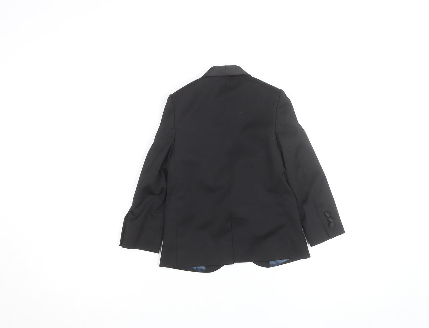 Next Boys Black Shawl Lapel Tuxedo Suit Jacket Size 6 Years Formal Wear