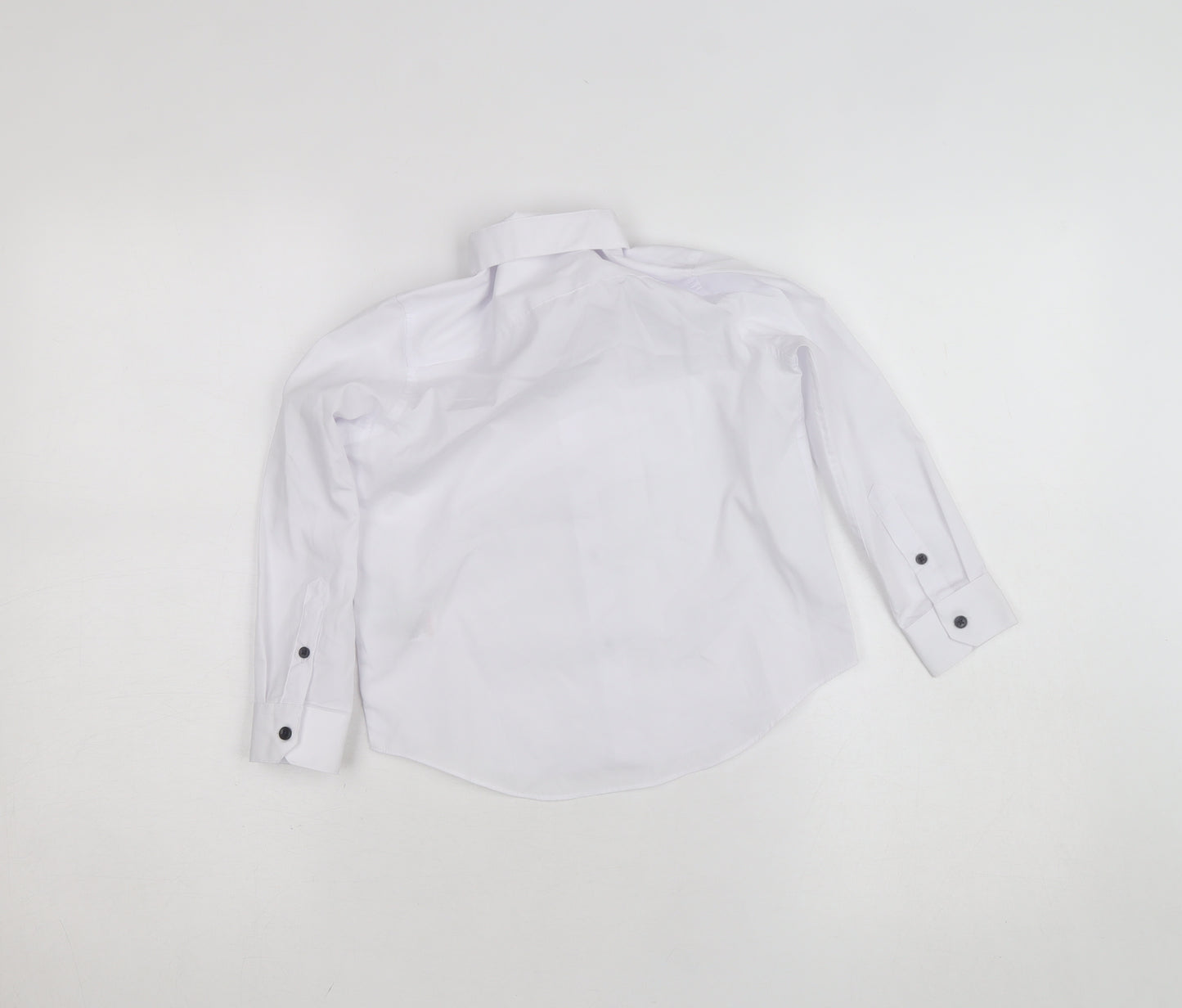 Next Boys White Long Sleeve Button-Up Dress Shirt 6 Years Occasion Wear