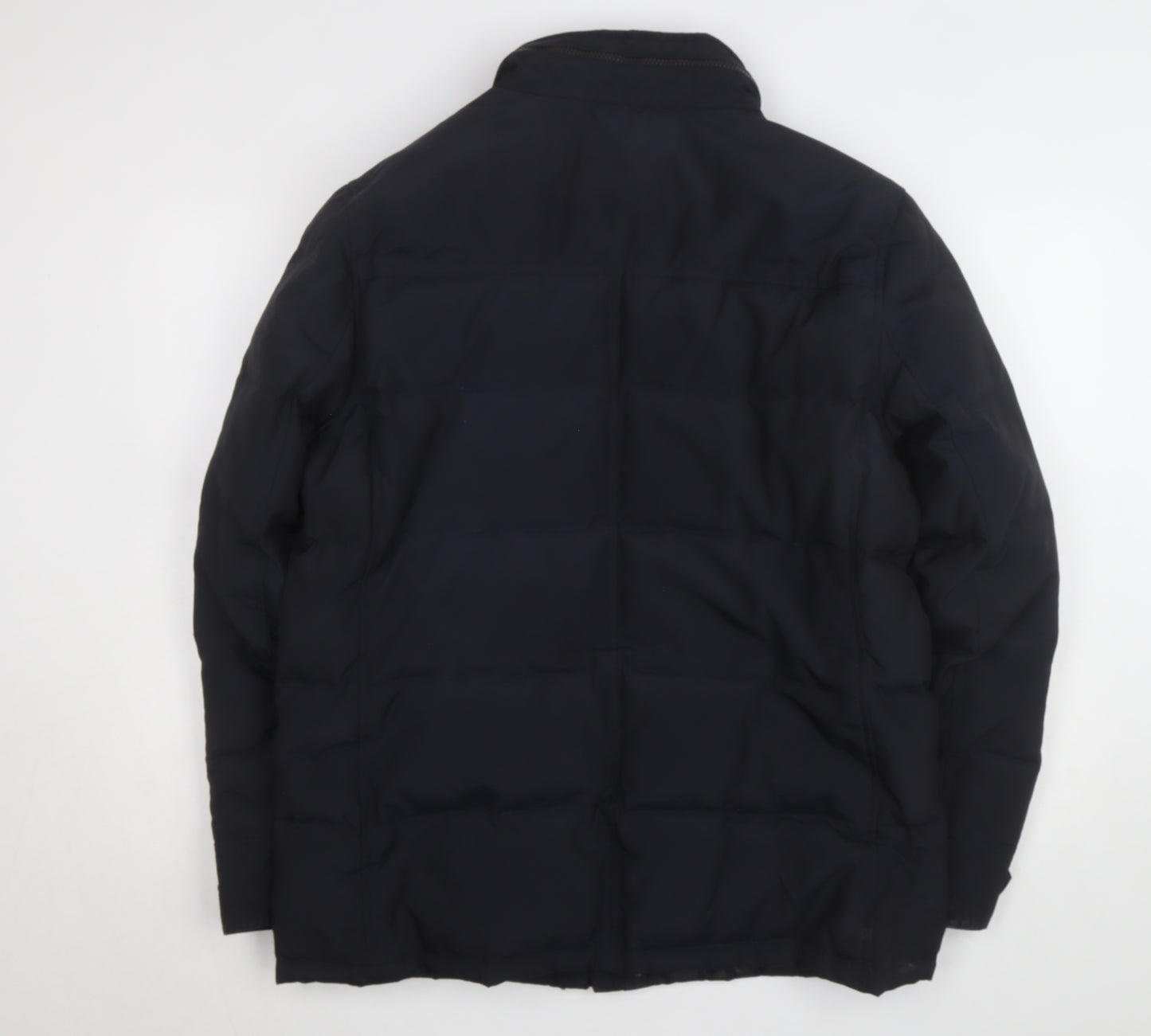 Michael Kors Mens Black Parka Jacket L Regular Polyester Winter Coat