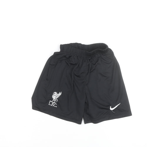Nike Boys Black 7 Years LFC Athletic Football Activewear Shorts