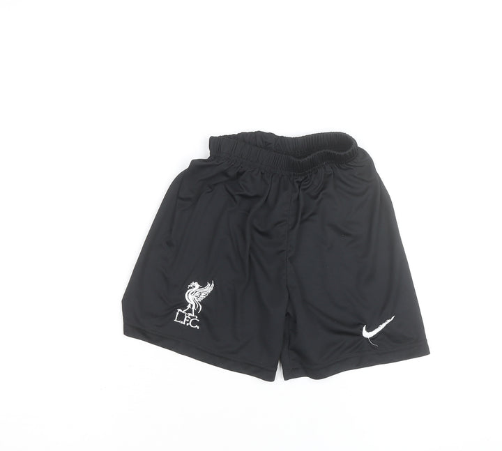 Nike Boys Black 7 Years LFC Athletic Football Activewear Shorts