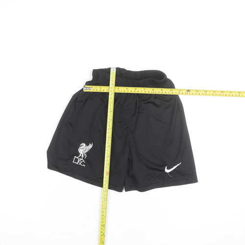 Nike Boys Black 7 Years LFC Athletic Football Activewear Shorts