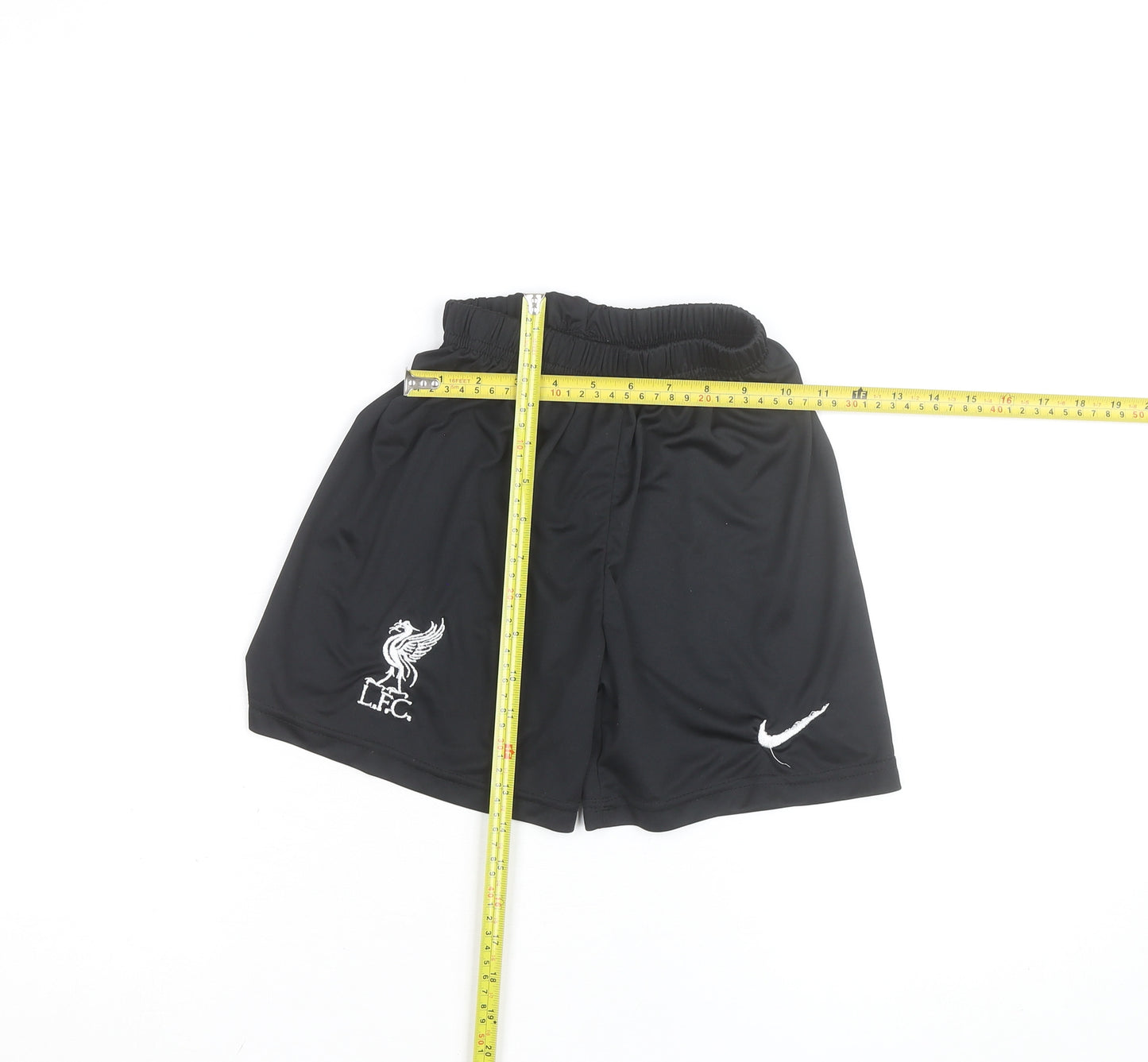 Nike Boys Black 7 Years LFC Athletic Football Activewear Shorts