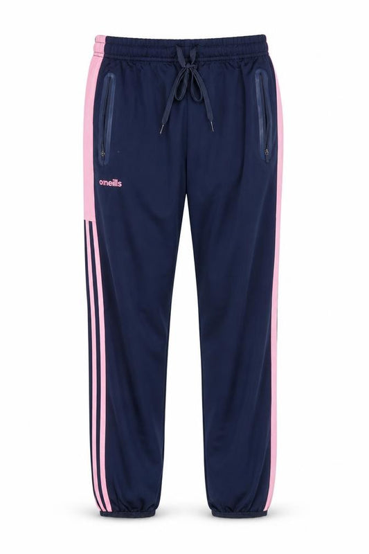 O'Neills Women's Blue Pink Track Pants Size 14 Breathable Tapered