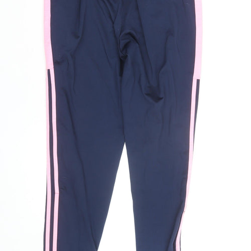 O'Neills Women's Blue Pink Track Pants Size 14 Breathable Tapered