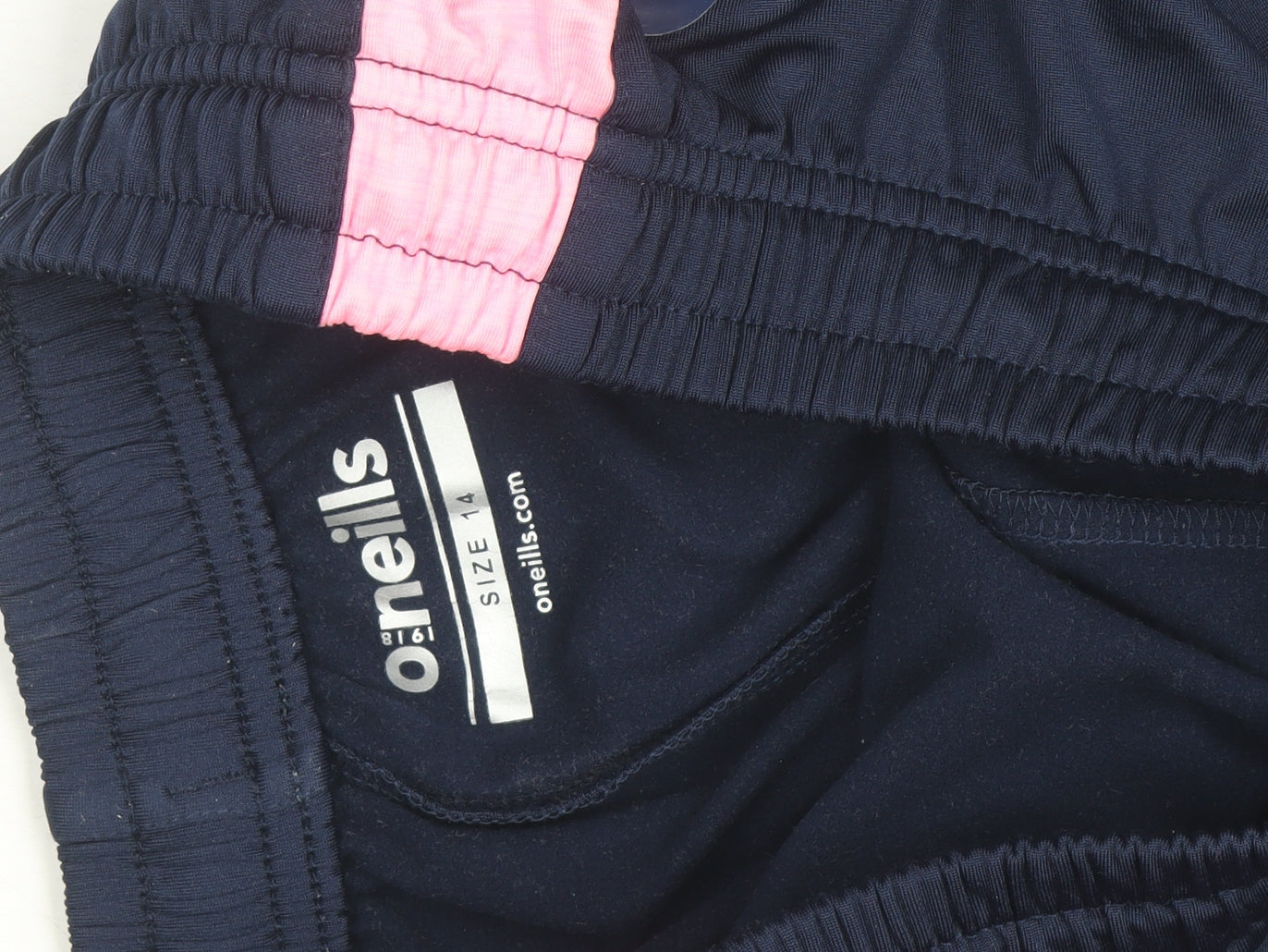 O'Neills Women's Blue Pink Track Pants Size 14 Breathable Tapered