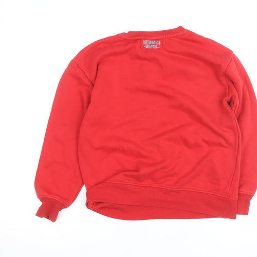 Primark Disney Girls Red Minnie Mouse Sweatshirt 10-11 Years Pullover