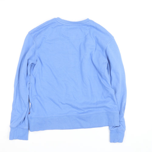 Levi's Womens Blue 14A Crew Neck Pullover Sweatshirt