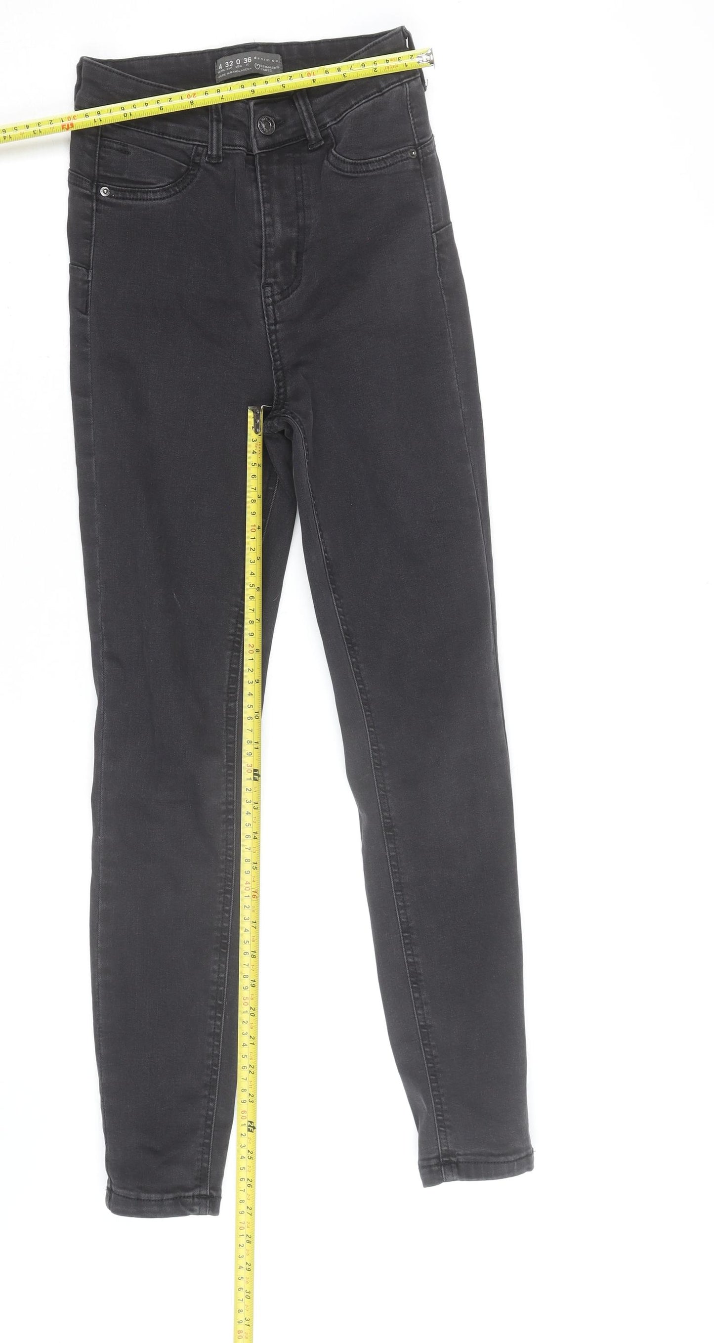 Primark Women's Black High Rise Skinny Jeans Size 8