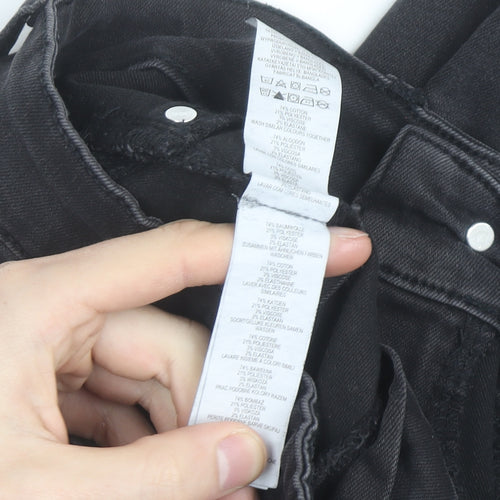 Primark Women's Black High Rise Skinny Jeans Size 8