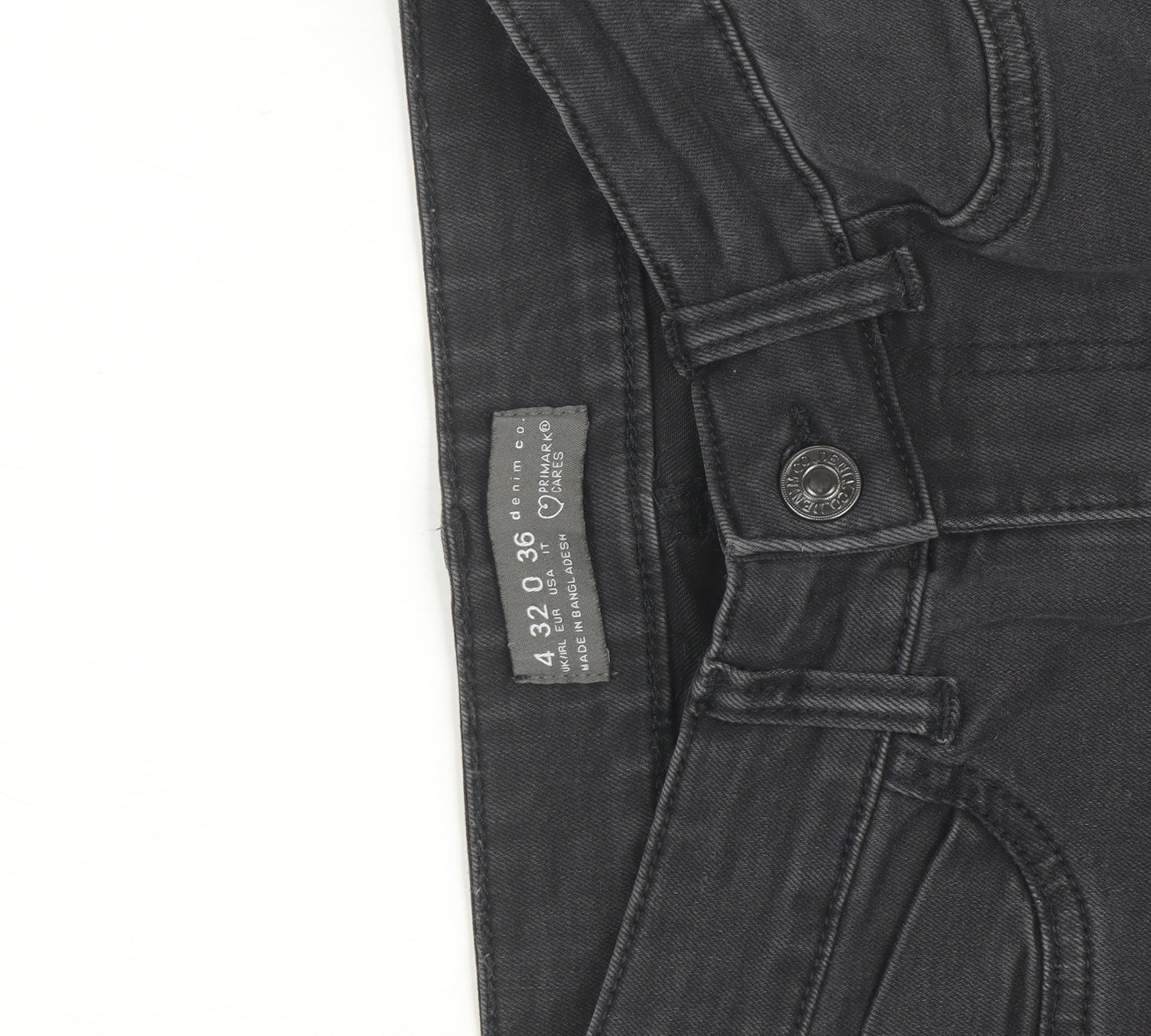 Primark Women's Black High Rise Skinny Jeans Size 8