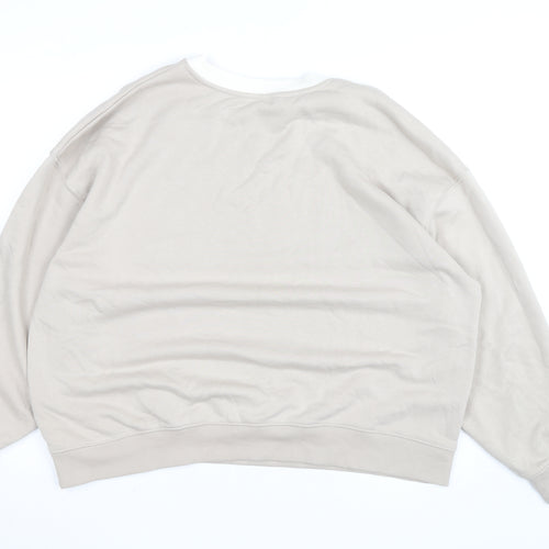 Dunnes Women Beige Vancouver Canada Pullover Sweatshirt Size L