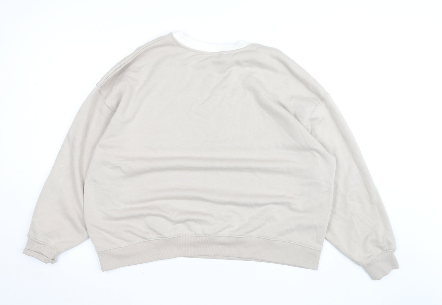 Dunnes Women Beige Vancouver Canada Pullover Sweatshirt Size L