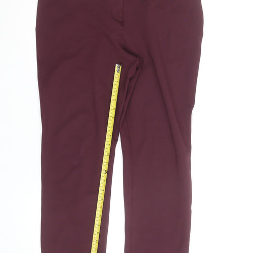 Dunnes Stores Women’s Purple Stretch Slim Fit Trousers Size 12