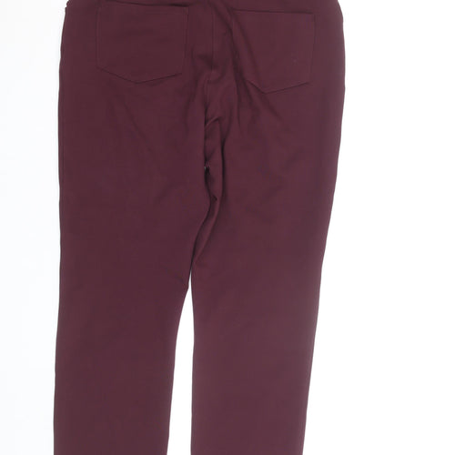 Dunnes Stores Women’s Purple Stretch Slim Fit Trousers Size 12