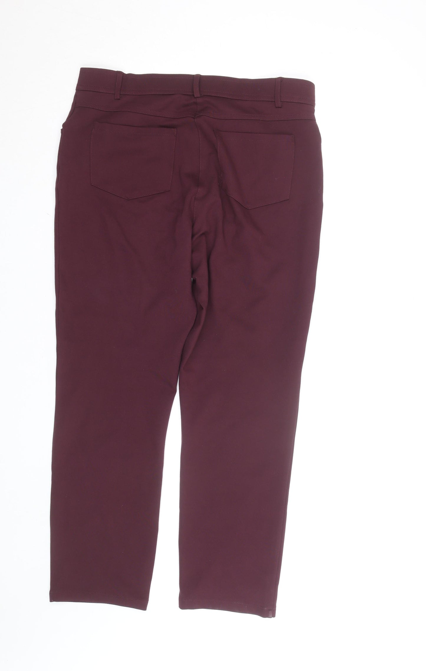 Dunnes Stores Women’s Purple Stretch Slim Fit Trousers Size 12