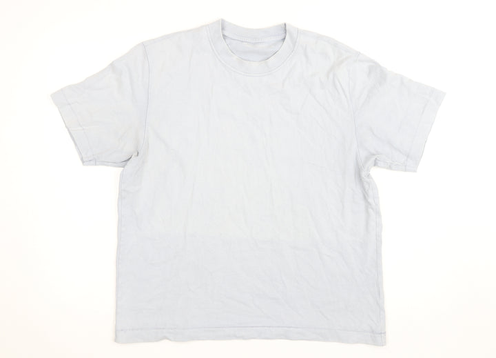 Abercrombie & Fitch Men's Light Blue Cotton Crew Neck T-Shirt Size S