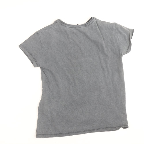 Disney at Primark Girls Grey Mickey Mouse Graphic T-Shirt 8 Years