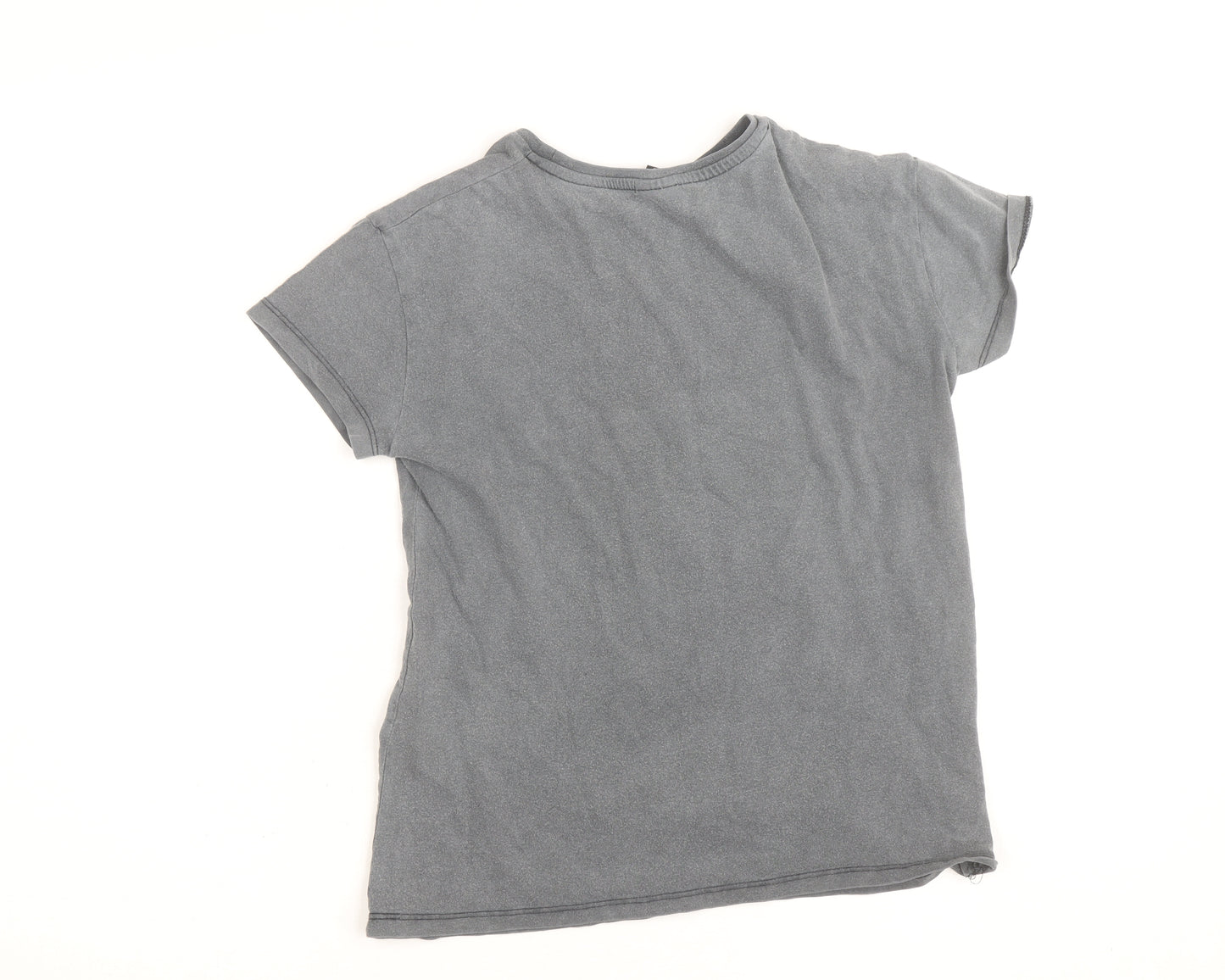Disney at Primark Girls Grey Mickey Mouse Graphic T-Shirt 8 Years