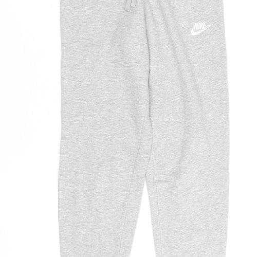 Nike Women Grey XS Jogger Sweatpants Cotton Blend Activewear Trousers