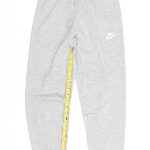 Nike Women Grey XS Jogger Sweatpants Cotton Blend Activewear Trousers