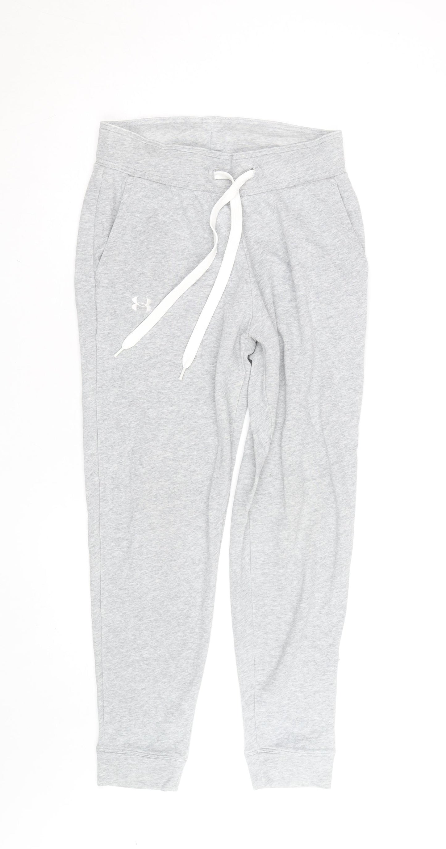 Under Armour Men's Grey Jogger Sweatpants S Regular Fit Activewear