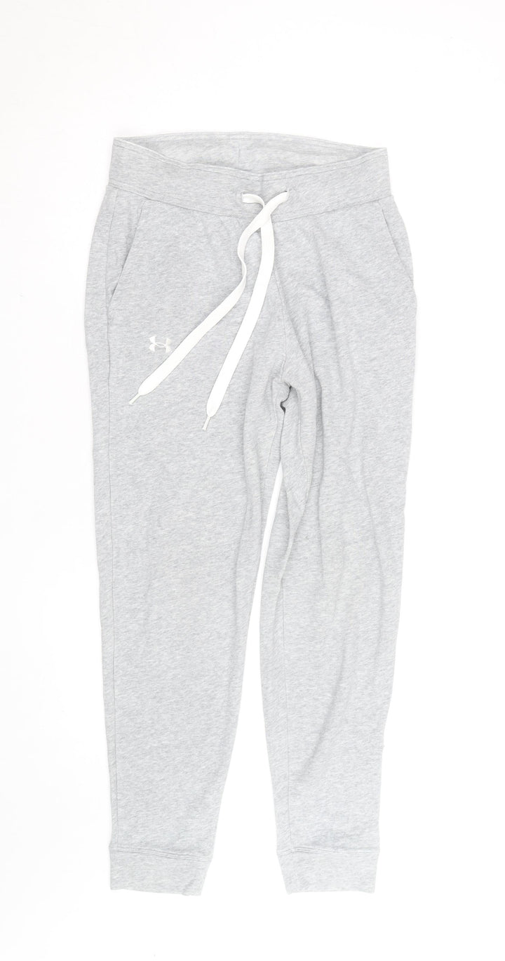 Under Armour Men's Grey Jogger Sweatpants S Regular Fit Activewear
