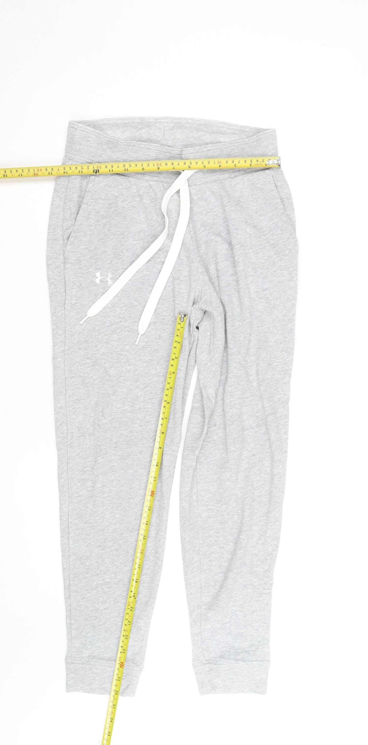 Under Armour Men's Grey Jogger Sweatpants S Regular Fit Activewear