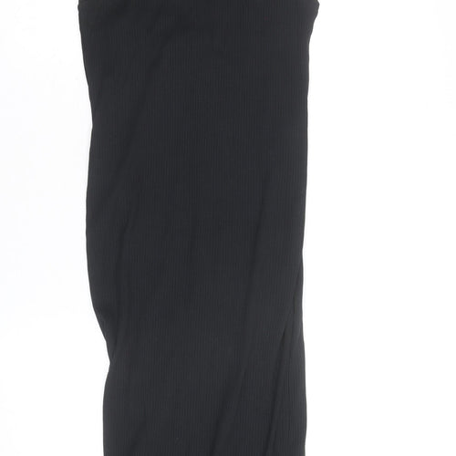 Vero Moda Womens Black Sleeveless Bodycon Midi Dress Size S