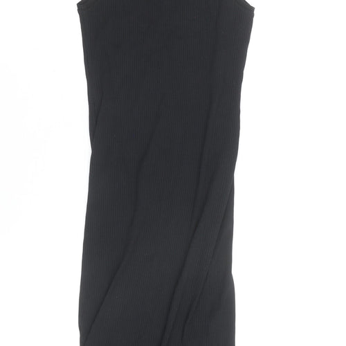 Vero Moda Womens Black Sleeveless Bodycon Midi Dress Size S